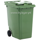 Wheeled waste collection container 360L