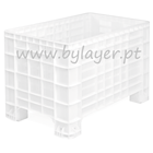 250L Perforated Pallet Box (1000x600x650mm) with 4 feet