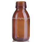 Glass bottle de 100ml amber PP28