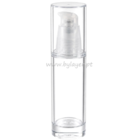 Airless bottle 50 ml with pump and cap transparent