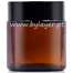 Glass jar 100ml amber with 61mm diameter