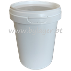 500ml white bucket with tamper evident cap