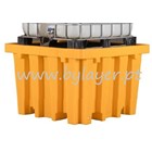 Bacia de retenção de 1300 L, 1380x1380x900mm em Polietileno para IBC de 1000L