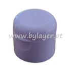 FLIP-TOP cap 24/410 smooth, Lilac / Light violet color, pantone 256 C