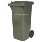 Wheeled waste collection container 80L