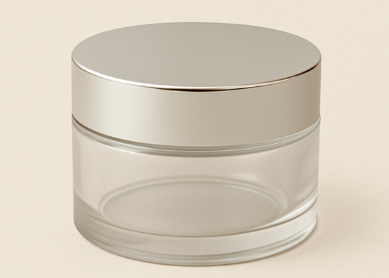 Cosmetic glass jars