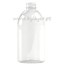 Botella PET cilindrica de 500 ml transparente