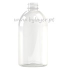 Cylindrical PET bottle 500 ml transparent