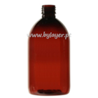 Anulado Frasco PET cilindrico de 500 ml âmbar