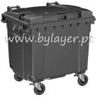 Wheeled waste collection container 1100L