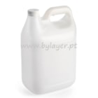 Jerrican de 5L com tampa de rosca TR Ø38/23 Homologado branco