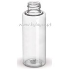 Bouteille PET tube 100 ml transparent