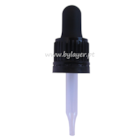 Anulado - Tampa rosca com pipeta conta gotas PP18 preto para frasco de 10ml