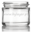 Pot en verre 50 ml transparent de 56 mm de diamètre