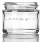 Pot en verre 50 ml transparent de 56 mm de diamètre