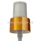 SPRAYER cap 24/410 gold and white smooth