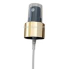 Tampa pulverizador de rosca 28/410 dourado e preto lisa