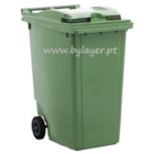 Wheeled waste collection container 340L